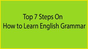 How to learn grammar